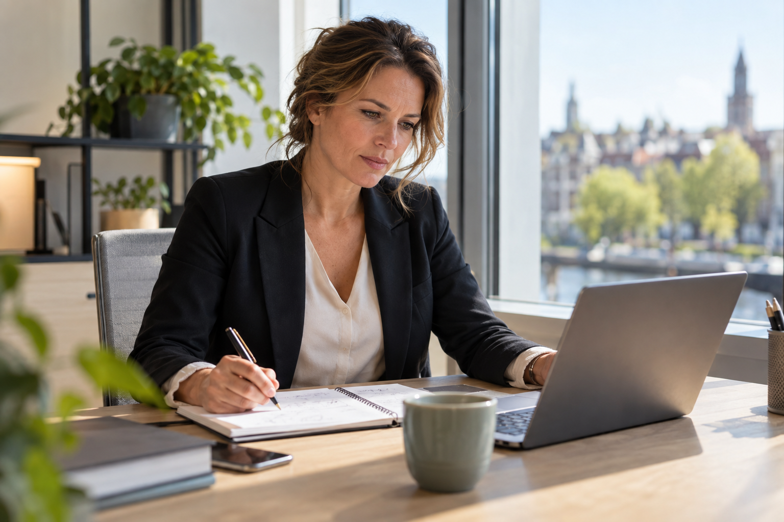 AI-sfeerbeeld van een ervaren tendermanager